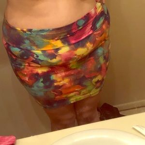 Decree bodycon mini skirt